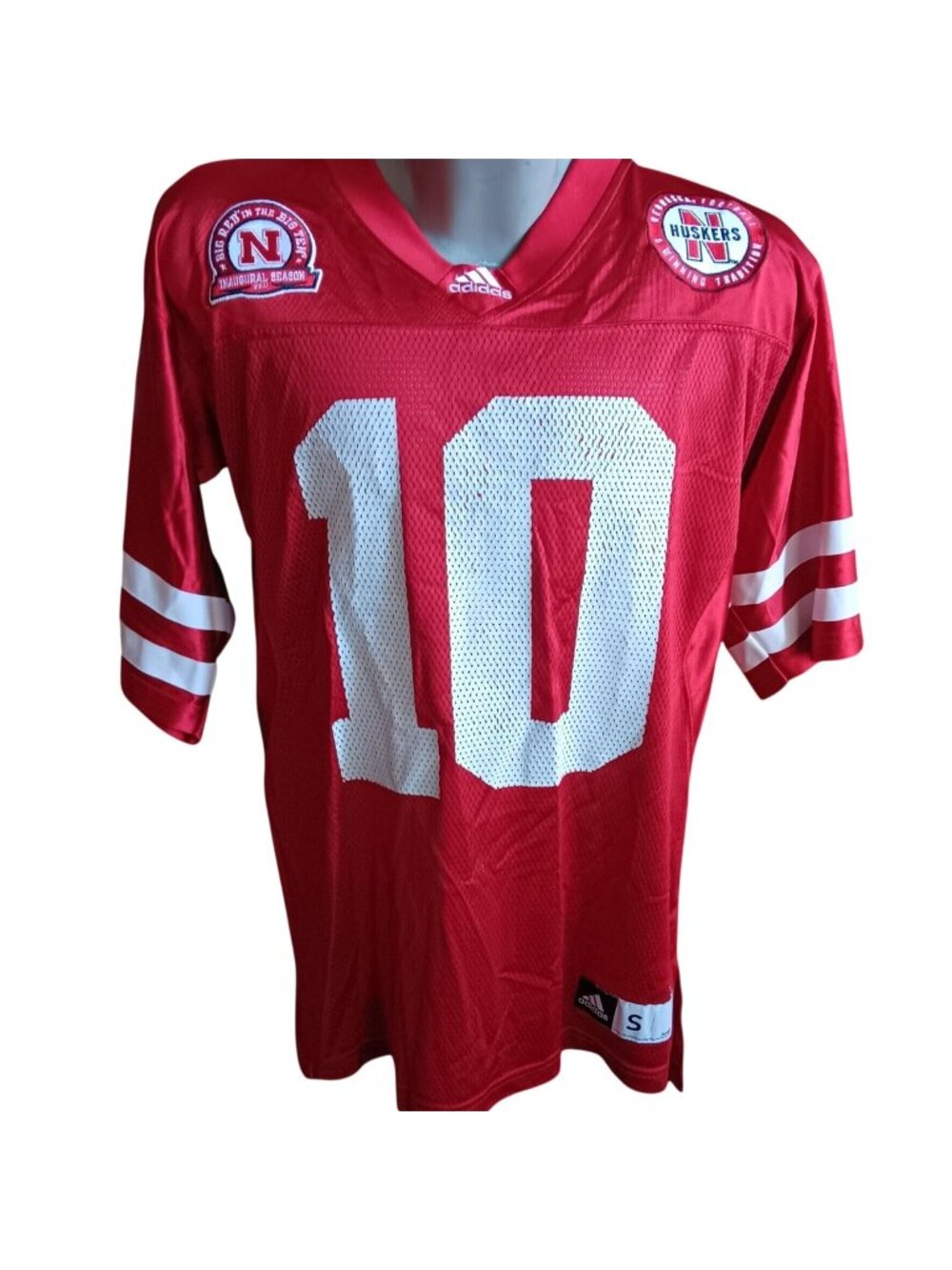 Football Jersey Nebraska Huskers Big Red 2011 Inaugural Season Small Adidas